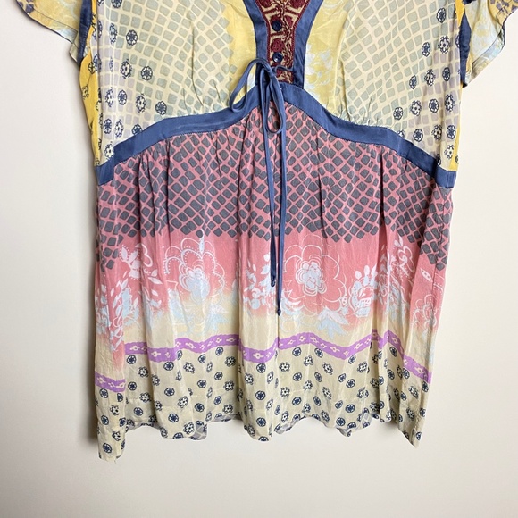 JOHNNY WAS | Floral Printed Boho Blouse - Picture 4 of 7